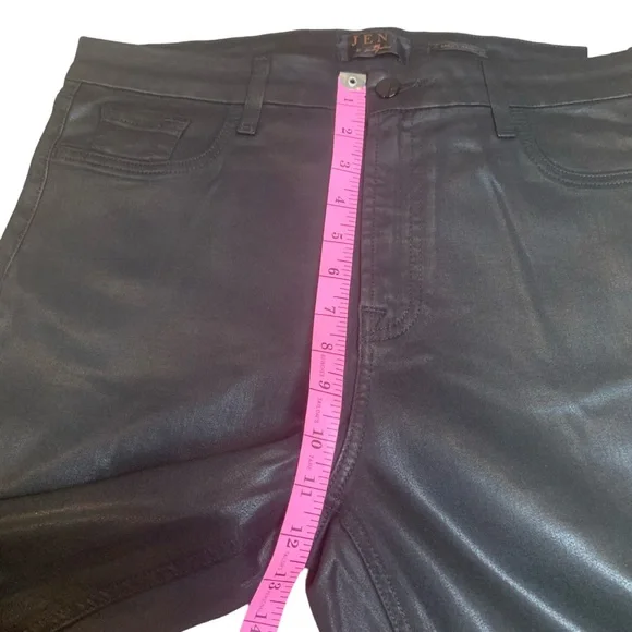 Jen7 by 7 For All Mankind Mid-Rise Stretch Coated Straight Ankle Women’s Size 16 - Picture 9 of 13